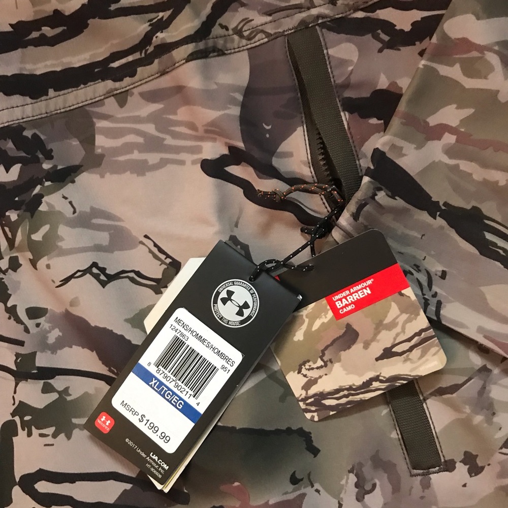 Under Armour Camo Hunting Jacket M NWT $199 - Picture 2 of 5